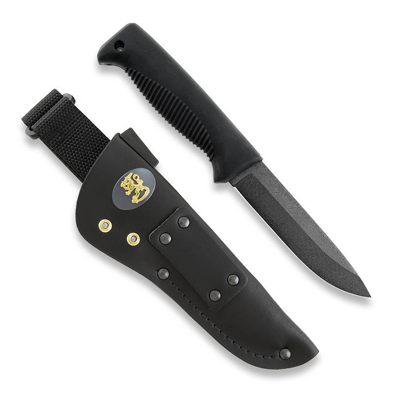 FJP005 - M07 Ranger Puukko Teflon, kožené pouzdro, znak lva