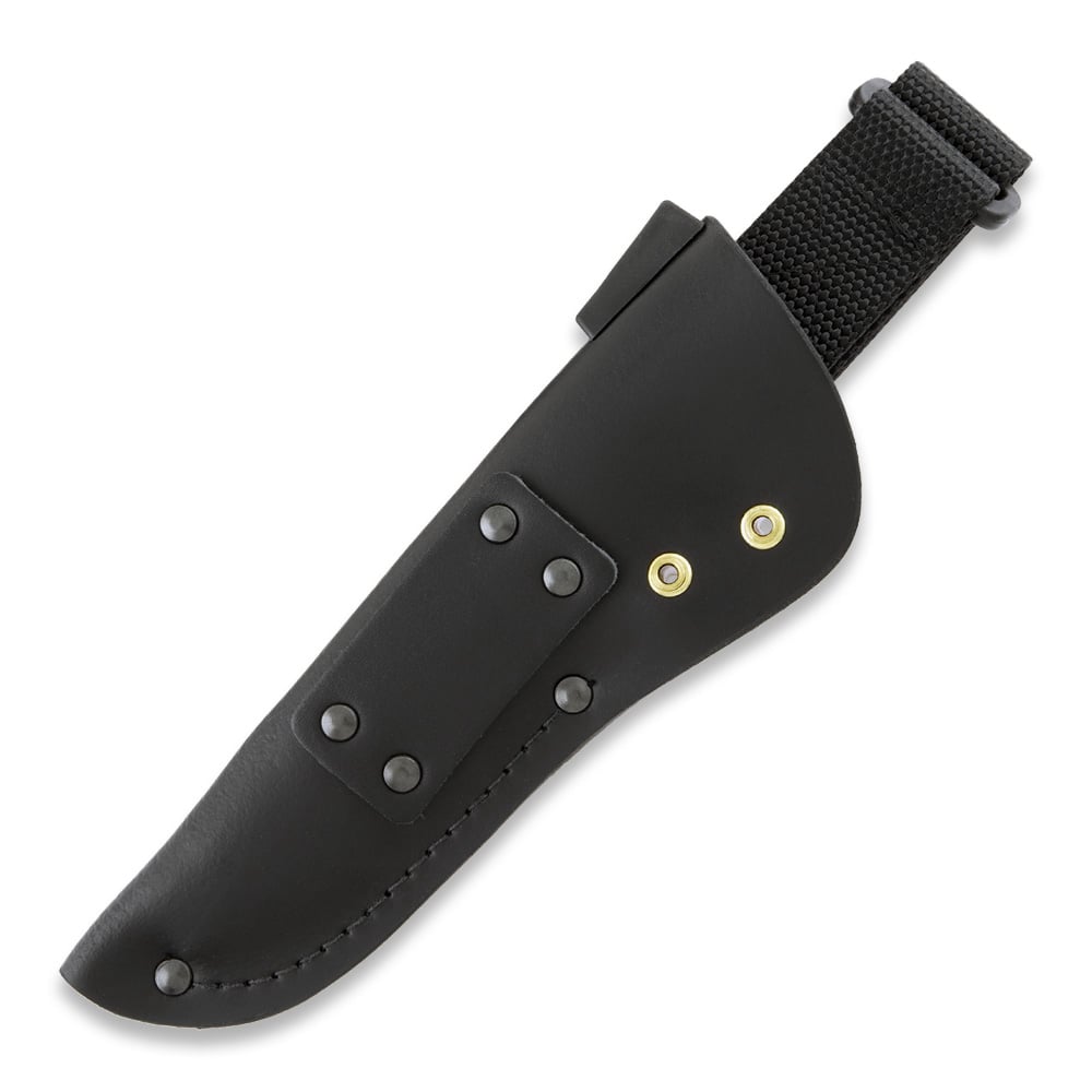 FJP033 - Peltonen Knives Sissipuukon nahkatuppi M07, musta, vasenkätinen