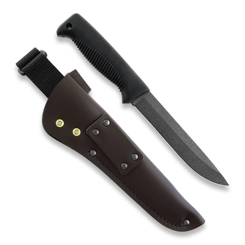 FJP056 - M95 Ranger Puukko Teflon, kožené, Brown