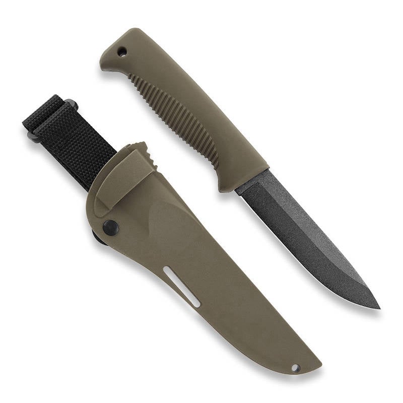 FJP121 - M07 Ranger Puukko Teflon, kompozitní pouzdro, Coyote