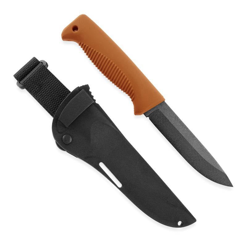 FJP133 - M07 Ranger Puukko Teflon, kompozitní pouzdro, Orange