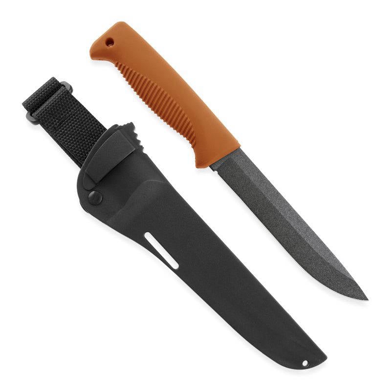 FJP134 - M95 Ranger Puukko Teflon, kompozitní pouzdro, Orange