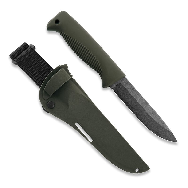 FJP135 - M07 Ranger Puukko Teflon, kompozitní pouzdro, Olive
