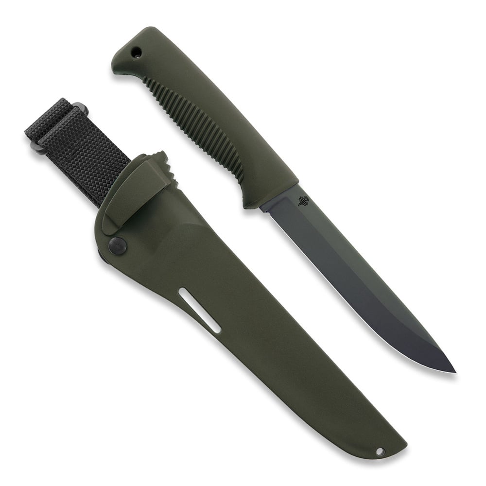 FJP142 - M95 Ranger Puukko, Cerakote OD, kompozitní pouzdro