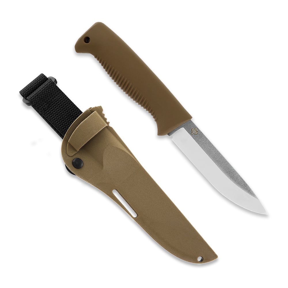 FJP258 - M07 Ranger Puukko N690, kompozitní pouzdro, Coyote