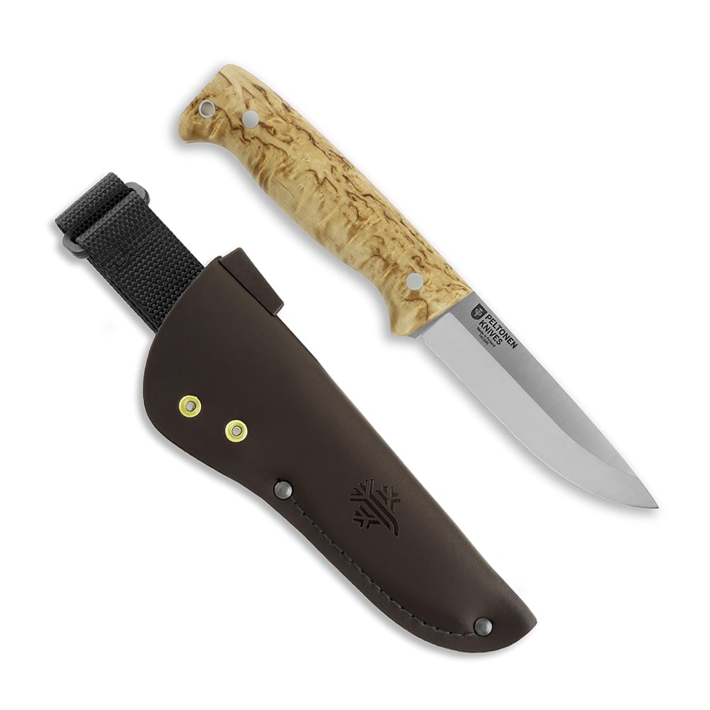 FJP500 - M07 Ranger Puukko 14C28N, kožené pouzdro, Bříza
